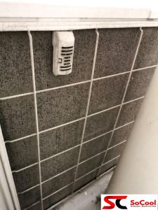 Cleaning Outdoor Condenser in Bishan