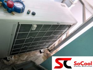 Chemical Wash Outdoor Condenser in Jurong